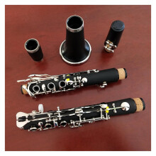 Beginner Bb Clarinet 19 Key Ebonite Body with Case for Easy Start Learning and Comfortable Grip