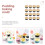 Raindrops 30pcs Tart Baking Round Shape Heat Muffin Baking Tools 7