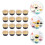 Raindrops 30pcs Tart Baking Round Shape Heat Muffin Baking Tools 9