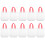 10 Stks Draagbare Graffiti Candy Tassen Verdikte Non-Woven 8