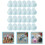 360Pcs Handicraft Sky-Blue Mini Top Hats for DIY Projects and Cosplay 8