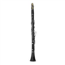 Bb Clarinet for Beginners 17 Nickel Keys Standard Tuning with Case Durable Flat Black Finish