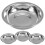 4Pcs Round Metal Tea Bag Plate Space-Saving Tea Spoon Rest 2