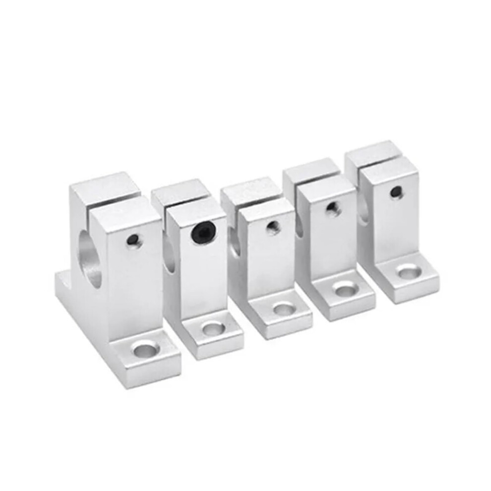 Sk25mm Linear Shaft Support Bracket Aluminum Bearing Block For Cnc Router Precision Alignment Fit 9092120077551