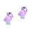 2Pcs Durable Purple Sunscreen Shirt with Hat and Uv Face Shield 7