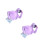 2Pcs Durable Purple Sunscreen Shirt with Hat and Uv Face Shield 8