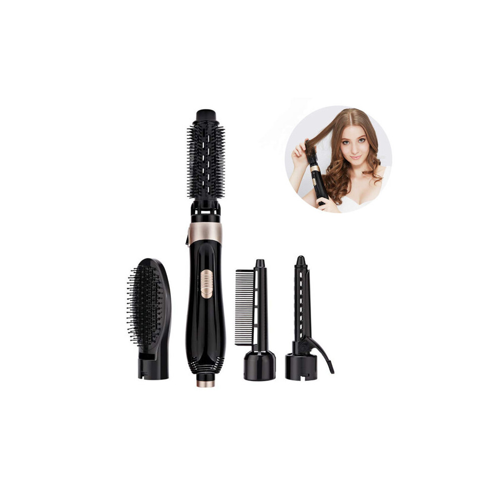 Hair Dryer and Styler with Ceramic Technology, Lightweight Hair Dryer Brush for Drying and Straightening with Nylon Bristles
