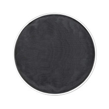 Black Mesh Bass Drum Mute Head with Aluminum Frame, Effective Noise Reduction TwoPiece Set