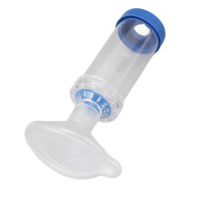 Mund-Nase-Inhalator Atemspacer für Erwachsene – Silikon & Kunststoff, 14,8 cm