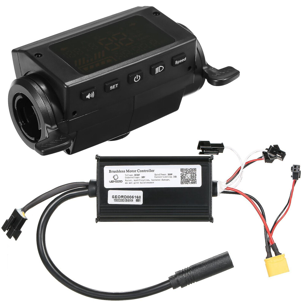 Electric Scooter Controller 350W 36V Compatible With Kugoo S1 S2 S3 Etwow, Aluminium Alloy Heat Dissipation Housing 6901508433397