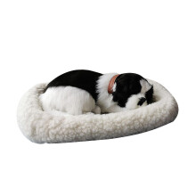 Brinquedo de Pelúcia de Gato Dormindo com Respiração Realista e Movimento Lifelike, Macio e Lavável à Máquina, 370g