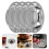 4Pcs Round Metal Tea Bag Plate Space-Saving Tea Spoon Rest 9