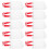 10 Stks Draagbare Graffiti Candy Tassen Verdikte Non-Woven 9