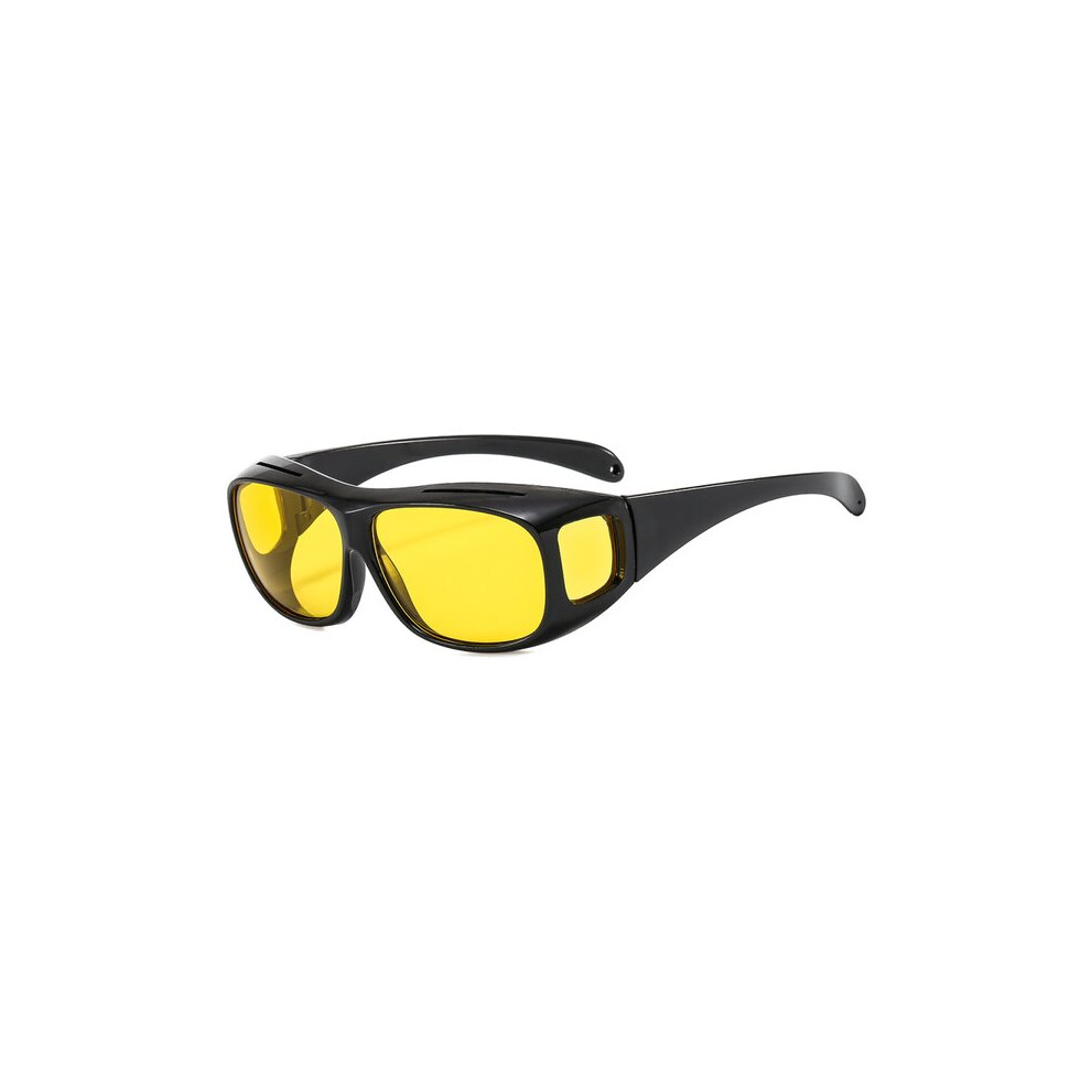 Night Driving Glasses With Polarised Yellow Lenses - Wide Angle Lens For Anti Glare Reduced Eye Strain 6901508506558