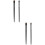 6 Sets Makeup Angled Eyeliner Ultra Fine Slanted Eyebrow 6