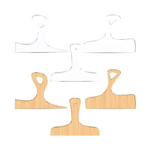 Deli Board Handle Templates, 5mm Thick Acrylic Reusable, 3 Shapes for Wood Router Cutting Guide