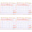 4Pcs Assorted Color Paper Wall Calendars Practical Room Daily Use 2024 5