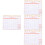 4Pcs Assorted Color Paper Wall Calendars Practical Room Daily Use 2024 6