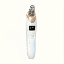 Pore Cleansing Instrument with USB Rechargeable Battery, 5 Suction Modes and Ergonomic Design for Facial Care