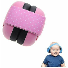 Cuffie antirumore per neonati con archetto regolabile, pieghevoli, riduzione del rumore SNR 30dB per il sonno e i viaggi, dai 3 mesi in su.
