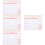 4Pcs Assorted Color Paper Wall Calendars Practical Room Daily Use 2024 7