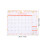 4Pcs Assorted Color Paper Wall Calendars Practical Room Daily Use 2024 8
