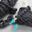 12Pcs Blue Knitting Accessories Silicone Needle Tip Covers 9