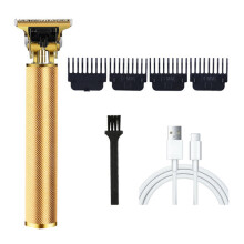 Cordless Hair Clipper with T-Shaped Blades 4 Guide Combs, USB Charging, Ergonomic for Precision Haircuts at Home