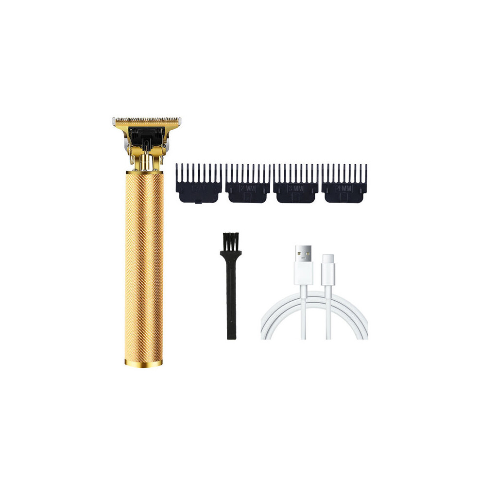 Cordless Hair Clipper with T-Shaped Blades 4 Guide Combs, USB Charging, Ergonomic for Precision Haircuts at Home