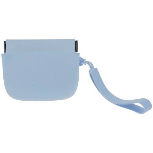 4Pcs Blue Self-Closing Small Bag Silicone Portable Storage Purse 1