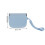 4Pcs Blue Self-Closing Small Bag Silicone Portable Storage Purse 10