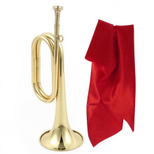 Beginner Trumpet with Durable Copper Body and Vintage Brass Finish for School Student Practice