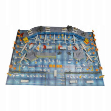 Brinquedo Interativo de Montagem de Aeroporto para Brincadeira Criativa e Desenvolvimento Cerebral com Modelos DIY de Aviões e Carros