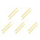 100Pcs Golden Metal Rods for Sculpture DIY Clay Modeling Support Tool 8