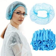 Hair Net Disposable, Professional Durable Non-Absorbent Material, Elastic Fit for Men Women, Hygiene Protection for Catering Beauty