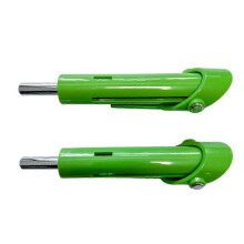 Gewichtsblokpen met veiligheidsslot, 9,5 mm diameter, groene fitnesspen, roestvrij staal voor veilige gewichtsverstelling.