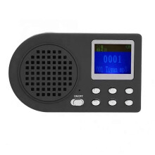 Remote Control Bird Song Player, MP3 Format with EU Plug for Outdoor Use, Farm Bird Attraction Birdwatching, Durable ABS Construction