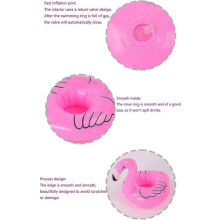 Inflatable Floating Cup Holder, Fits Most Cups 2.8-3.1 Inch Hole, Portable Lightweight for Pool Party and Summer Fun
