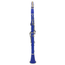 Bb Clarinet for Beginners, ABS 17‑Key Student Soprano Clarinet Set with Case, Reeds and Cleaning Kit