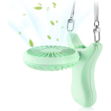 Halsventilator mit 2000-mAh-Akku und 90-Grad-Drehung, dreistufig einstellbarer, freihändiger Kühlung für den persönlichen Gebrauch im Freien