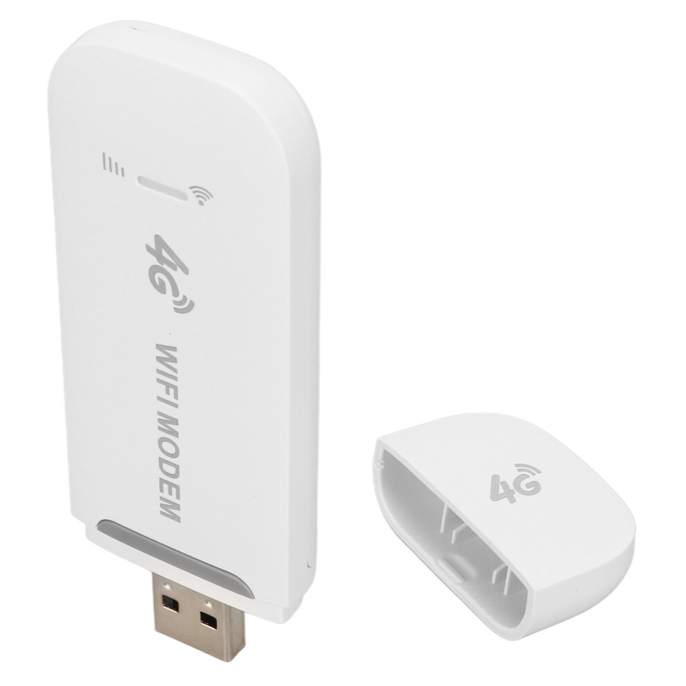 Portable 4G Lte Wifi Router 150Mbps Support 10 Users White 4631389673477