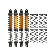 Metal Shock Absorber 120mm compatible with 1/10 RC Rock Crawlers, 3.5mm Shaft, Includes Spare Springs for Installation and Tuning