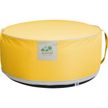 Inflatable Yellow Pouffe Portable Outdoor Seat