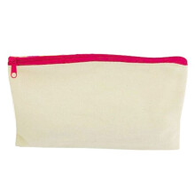 Large Capacity Pencil Case with Mesh Pockets Pen Holder, Red Zipper Stationery Organiser for School College Supplies