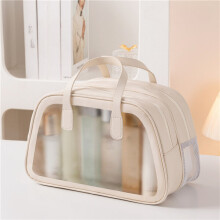 Trousse de toilette étanche avec compartiments sec et humide, grand organisateur de voyage et rangement pour articles de toilette