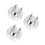 3Pièces Support Mural Douche Ventouse Forte Adhérence Argent 6