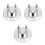 3Pièces Support Mural Douche Ventouse Forte Adhérence Argent 9