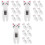 18Pcs White Cat Clip Multi-Functional Clothespins for Home Use 5