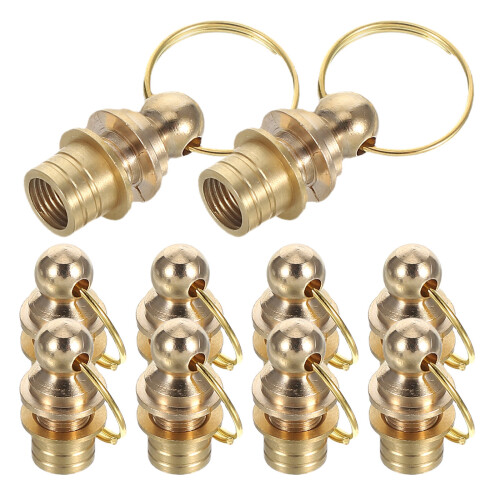 30Pièces Fermoirs À Vis En Laiton Pour , Connecteurs DIY 1