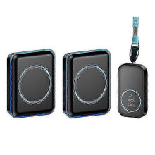 Waterproof SOS Alarm with 52 Melodies 5 Volume Levels, Wireless Call Button for Elderly, Disabled Care, 1000ft Range Caregiver Pager